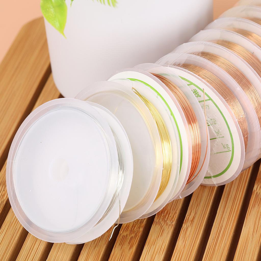 Медная проволока Ручная работа Медная проволока Маленькая катушка Золотая проволока Аксессуары Обмоточная проволока Нанизывание бусин Свинцовая проволока Цветная медная проволока