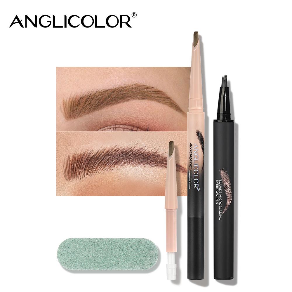 4D Micro-blade Liquid Eyebrow Pencil Root and Root Waterproof Natural Eyebrow Pencil Long-lasting Makeup Water Eye Eyebrow Pencil Cosmetics
