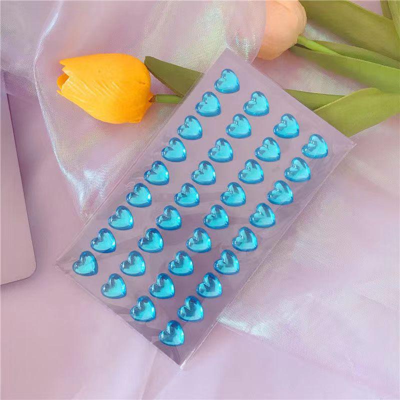 Colored Self-adhesive Rhinestones Sticker Children's Stage Show DIY Face Eye Decoration Acrylic Crystal Diamond Tattoo Sticker