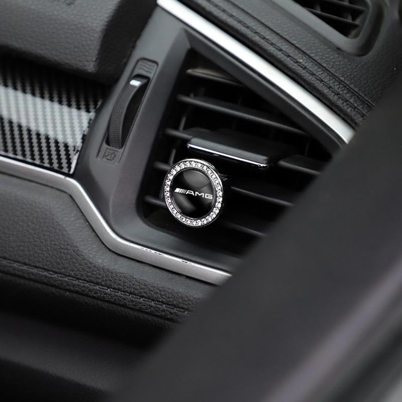 Car Vent Air Freshener Aromatherapy Solid Perfume Diffuser Tire Valve Cap For Mercedes Benz AMG GLE GLS CLA CLE GLC CLS GLA W223