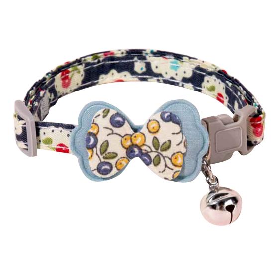 Ошейник для кошек с подвеской в виде колокольчика, дизайн в виде бабочки и звезды, регулируемый ошейник для котенка