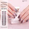 Bake-free Gel Manicure Stickers French Onion Powder Semi-cured Nail Stickers