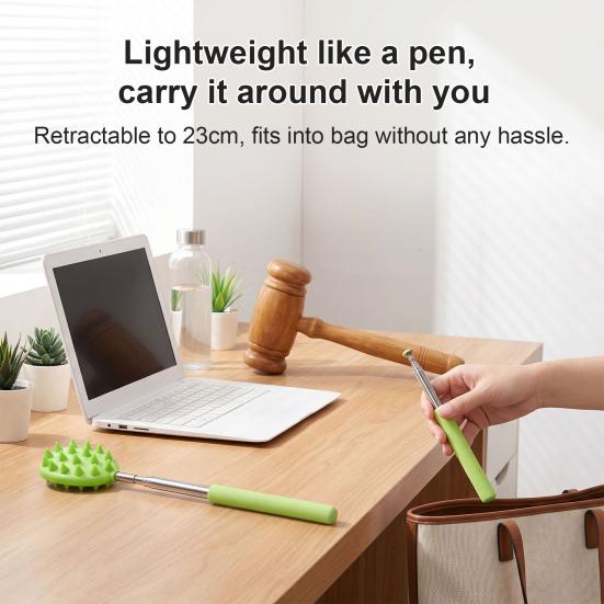 Back Scratcher and Massager Extendable Back Massager Tool Telescoping Back