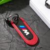 Luxury Carbon Fibre Keychain High Quality Creative Car Keyring For BMW M E46 E36 E34 F10 E90 F30 E60 F30 E53 E30 E92 E87 Sticker bljm36