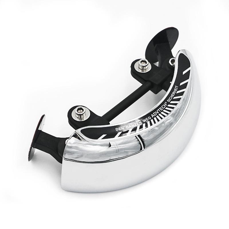 Широкоугольное зеркало заднего вида для мотоцикла FLYQUICK 180°, лобовое стекло, широкоугольное зеркало заднего вида, дополнительное зеркало заднего вида