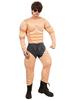 Muscle Man Role Play T-Shirt: Fake Chest & Abs Costume for Boys