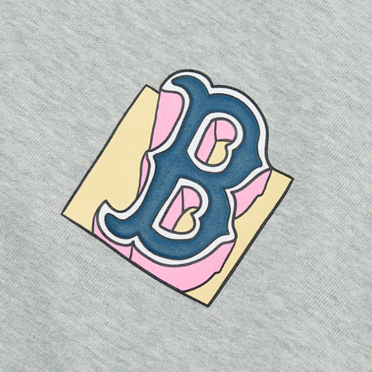 Новая толстовка MLB Вересково-серая Детская 7AMTL0324-43MGS