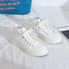 Canvas Shoes Female Student High-Top Platform Big-Headed Shoes Female Korean Version Versatile Casual Harajuku Street Shooting Tide Board Shoes