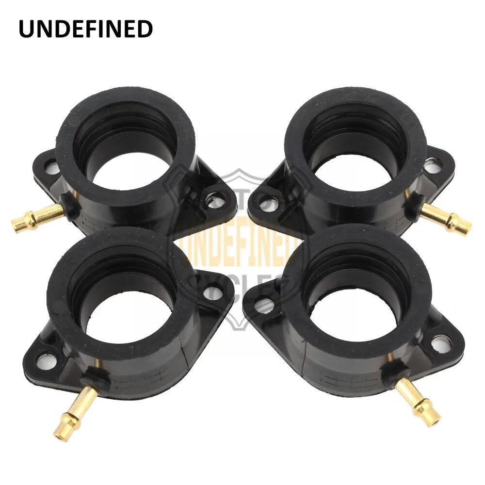 4 шт. багажник впускного коллектора карбюратора мотоцикла для Kawasaki KZ900 1976-1977 KZ1000 1977-1981 Z1 1973-1975 Carburador UNDEFINED