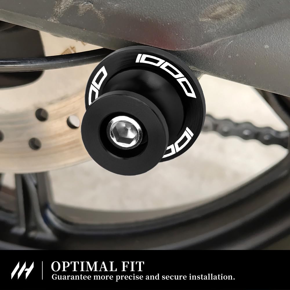 MotHeart M8 Swing Arm Bobbins for Ninja 1000 2011-2019 Ninja 1000SX 2020-2024 Paddock Stand