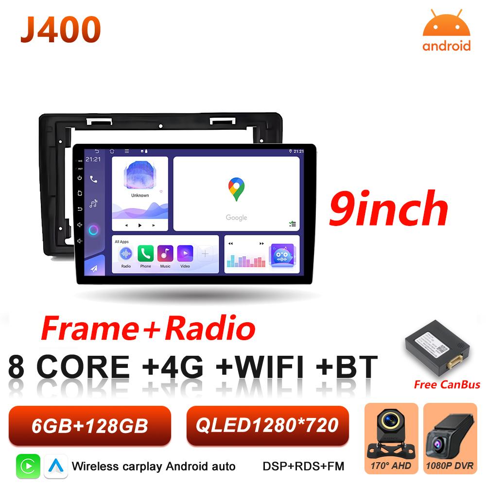 Android 16 Auto Car Radio For Fiat Panda 2003 2004 2005 2006 2007 2008 - 2012 Carplay Multimedia Player Stereo GPS Head Unit DSP