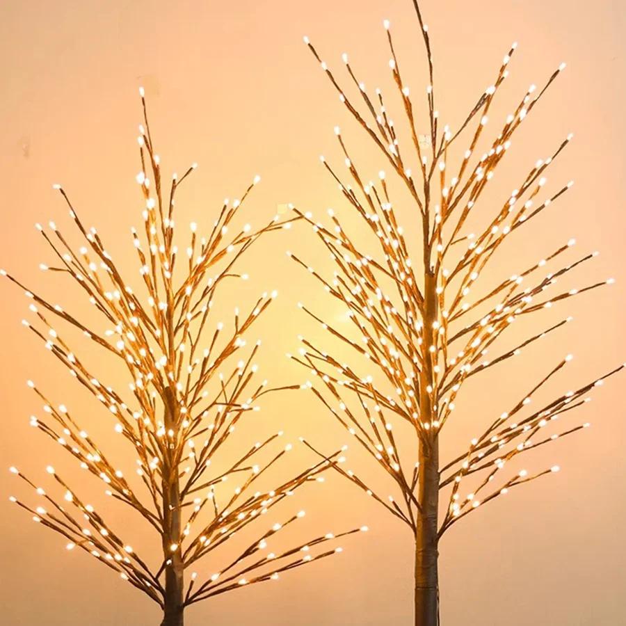 2.1M 480 светодиодная береза с подсветкой для улицы, дома, патио, свадьбы, Рождества, декора