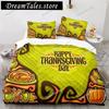 3D Print Thanksgiving Day Bedding Set Boys Girls Twin Queen King Size Duvet Cover Pillowcase Bed Boys Adult Home Textileextile36