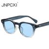  New Ins Popular Fashion Square Candy Color Sunglasses Women Blue Vintage Rivets Men Shades UV400