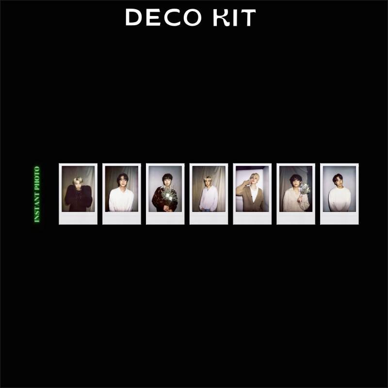 BTS Deco Kit Gugu Card Случайная карта Polaroid Маленькая карта