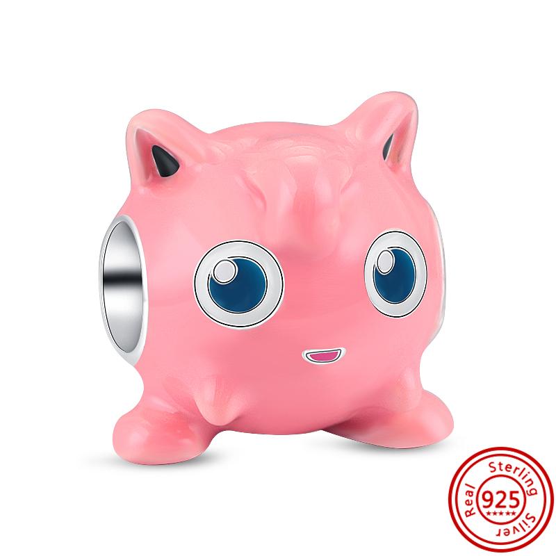 S925 серебро лист лотоса птица замок кулон пчела-бабочка дерево тонкие бусины подходят оригинальный браслет-подвеска DIY ювелирные изделия