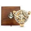 Working Brass Sundial Compass with Gift Box