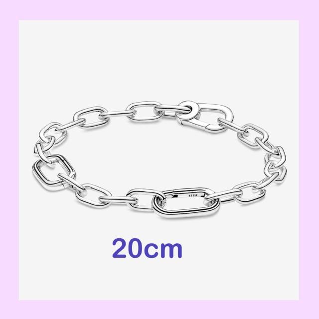 925 стерлингового серебра New Me кольцо бусина круглый соединитель шарм двойной Fit Me звено цепи жемчуг браслет ювелирные изделия