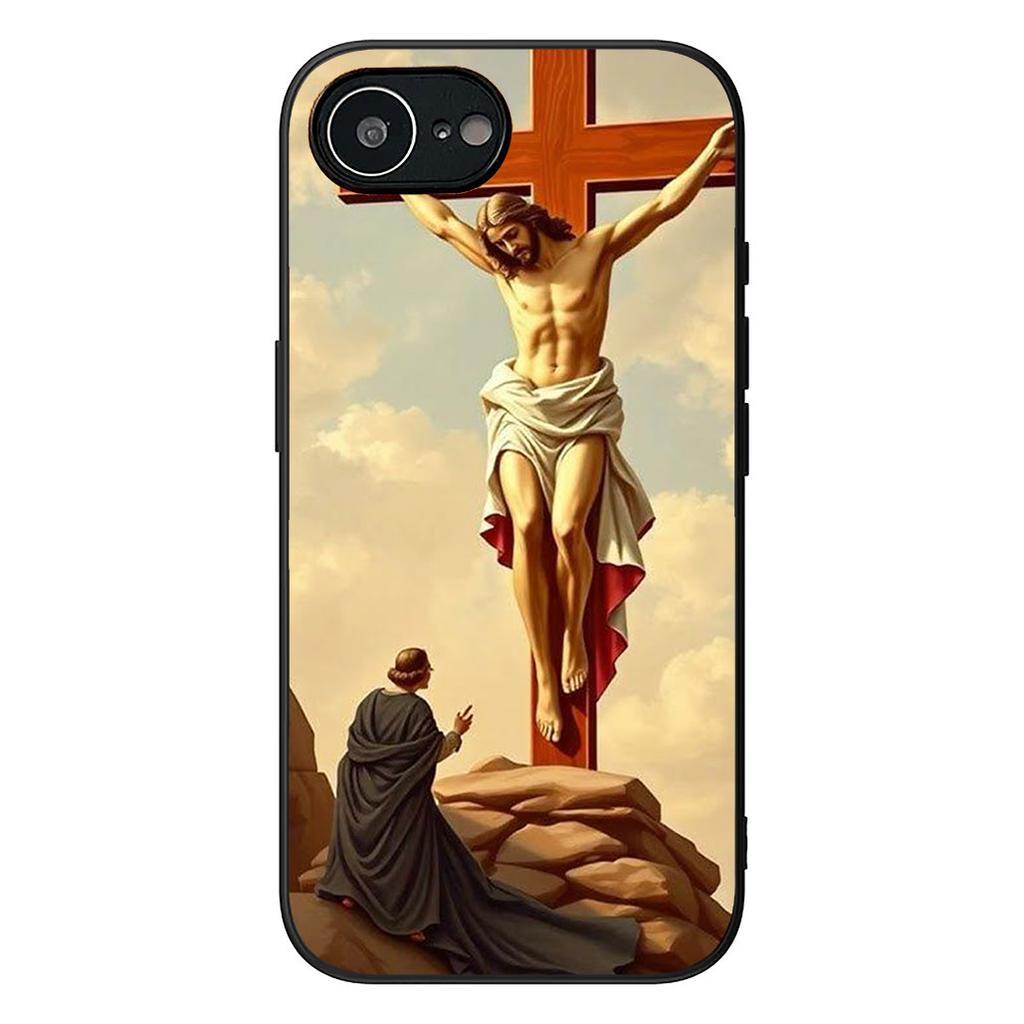 Защитный чехол с изображением Креста, Иисуса, Иуды для Samsung Galaxy S22 S21 S20 FE Ultra Plus A35 A36 A37 A33 A34 A04 A71