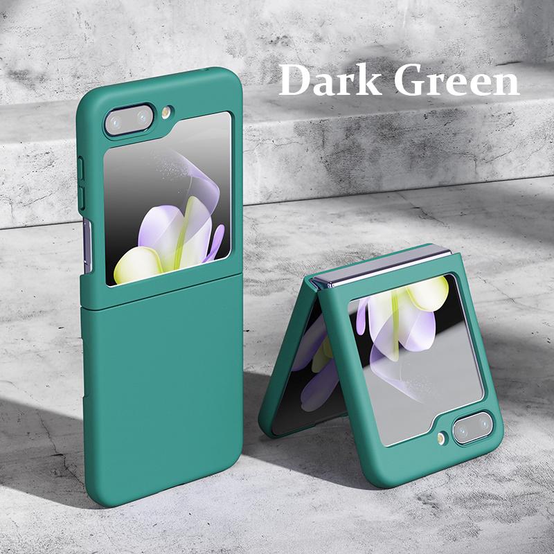 Чехол PC Skin Feel для Samsung Galaxy Z Flip 6 5 4 3 5G Flip 6 Flip 5, комплект из 2 предметов, защитный противоударный чехол Flip4 с защитой от царапин