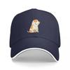 Dog Waiting For Pizza Baseball Cap Luxury Caps Derby Hat Hip Hop Designer Adjustable Hats Unisex Women's