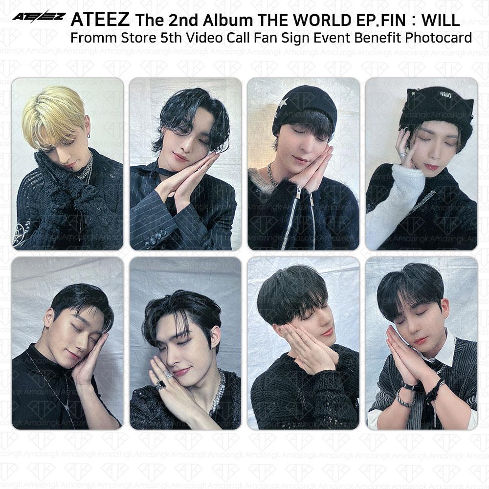ATEEZ THE WORLD EP.FIN БУДЕТ Fromm Store Фотокарточка с выгодой для 5-го видеозвонка