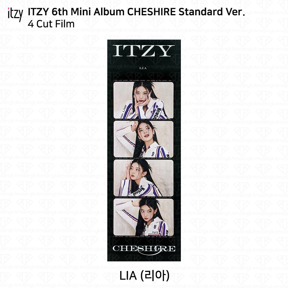ITZY 6th Mini Album Cheshire Official Photocard Clear Card Neon 4cut Film KPOP