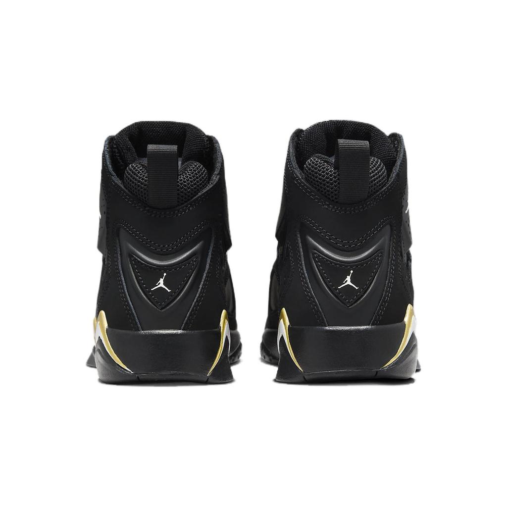 New Jordan True Flight Anti Slip Wear Resistant High Top Children's Basketball Shoes Black Teenagers 343795-017