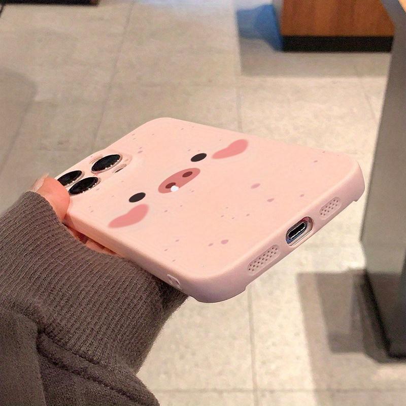 Розовая свинка, противоударный чехол для iPhone 17 16 15 14 13 12 11 Pro/Max/Plus, противоударная задняя крышка