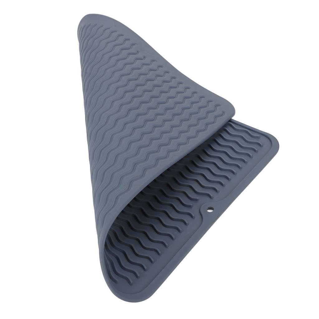 Коврик для сушки посуды Мягкий Гибкий Резиновый Термостойкий Нескользящий Не содержит БФА Экологичный Широкое применение Подушечка для сушки посуды