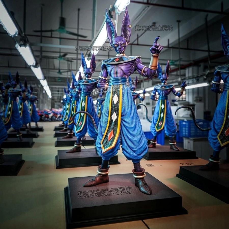 Фигурка Аниме Dragon Ball Beerus Бог Разрушения 53 см JT Большой Размер Коллекционная Модель Настольное Украшение Подарок