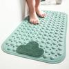Non-Slip TPE Suction Cup Bath Mat for Shower or Tub