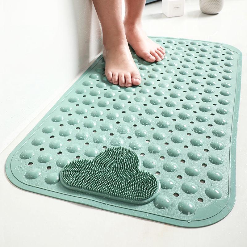 Non-Slip TPE Suction Cup Bath Mat for Shower or Tub