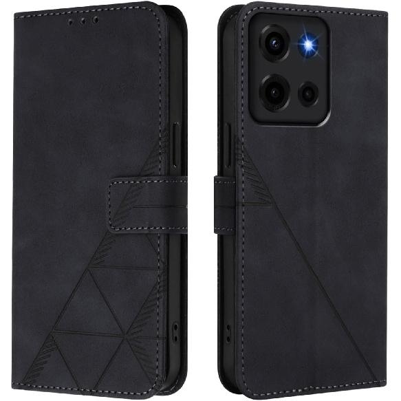 Чехол для Moto G 5G 2025 Премиальный кошелек из искусственной кожи с держателем для кредитных карт, подставкой, магнитной застежкой, противоударная откидная обложка для защиты