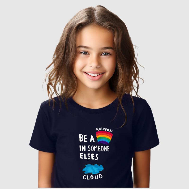 BE A RAINBOW Kids T-shirt