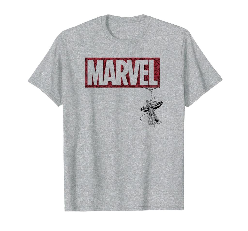 Футболка Marvel Человек-паук Классическая Паутина Логотип Marvel