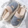 2024 New Women's and Men's Non-Slip Plush Cotton Slippers - Thick Sole, Indoor/Outdoor Wear, Warm & Cozy