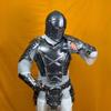 Dwarven Blackened Steel Armor Set Full-Body Knight Cuirass, Pauldrons, Bracers Greaves for LARP, Cosplay Collectors