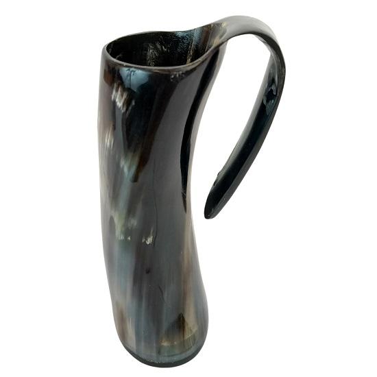 Кружка Nautral Horn, набор из 4 кружек, с печатью волка, посуда Viking для PUBG, Hiking Lover, натуральная, поэтому ее можно использовать в запрещенных для пластика местах.