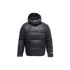 Li Ning Warm Removable Hood Loose Down Jacket Men Outerwear Black AYMQ177-2