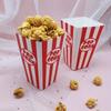 12pcs DIY Gifts Paper Popcorn Striped Bags Folding Snack Containers Popcorn Paper Boxes Carnivals