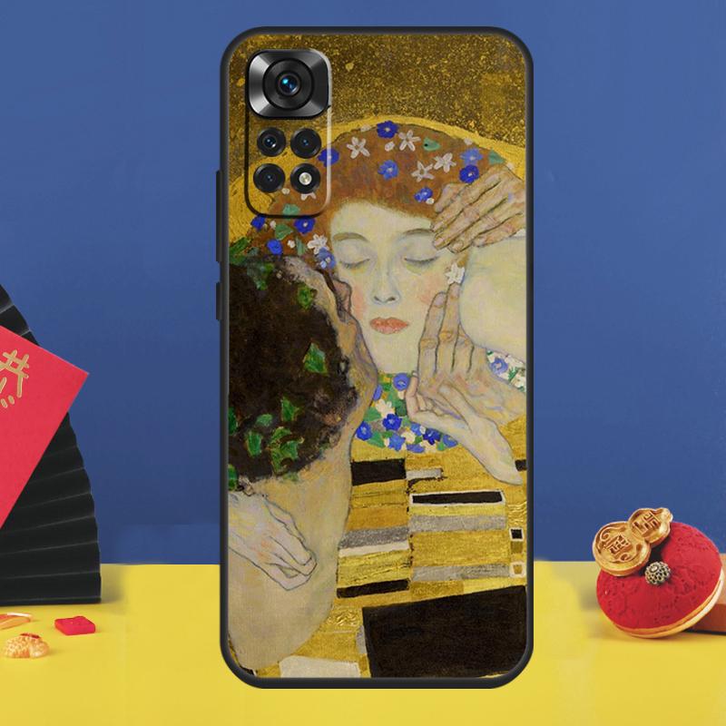 Чехол для телефона с абстрактной картиной Густава Климта для Xiaomi Redmi Note 14 Pro 13 12 11 9 10 15 Pro Plus 10C 12C 14C 13C 15C