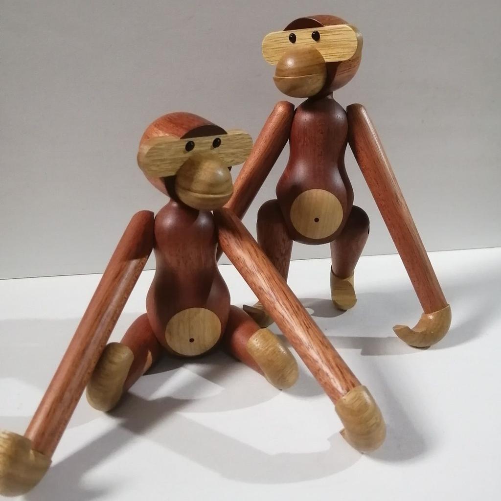 Valentines Day Gift Figurines Wood Monkey Art Ornaments Puppet Living Room Nordic Home Sofa Beside Decoration Wall Hangings Miniature Creative Gifts