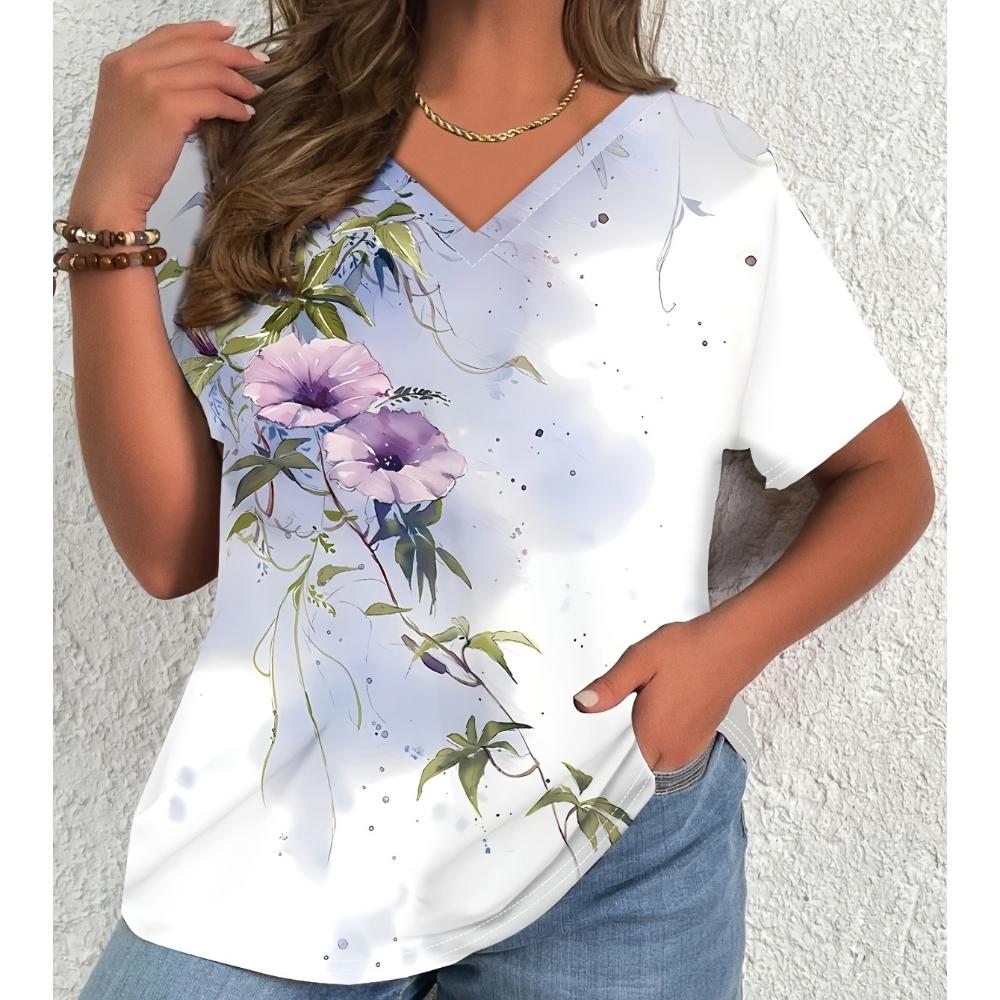 Плюс размер Элегантная повседневная женская футболка Модная свободная футболка Женская темпераментная футболка с длинным рукавом Праздничные выходные