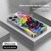 Чехол для телефона N159 Dog Color Doodle Design Art для iPhone 16 Pro Max Samsung S24 S23 Ultra A54 A35 Xiaomi Redmi Note 13 с покрытием из закаленного стекла