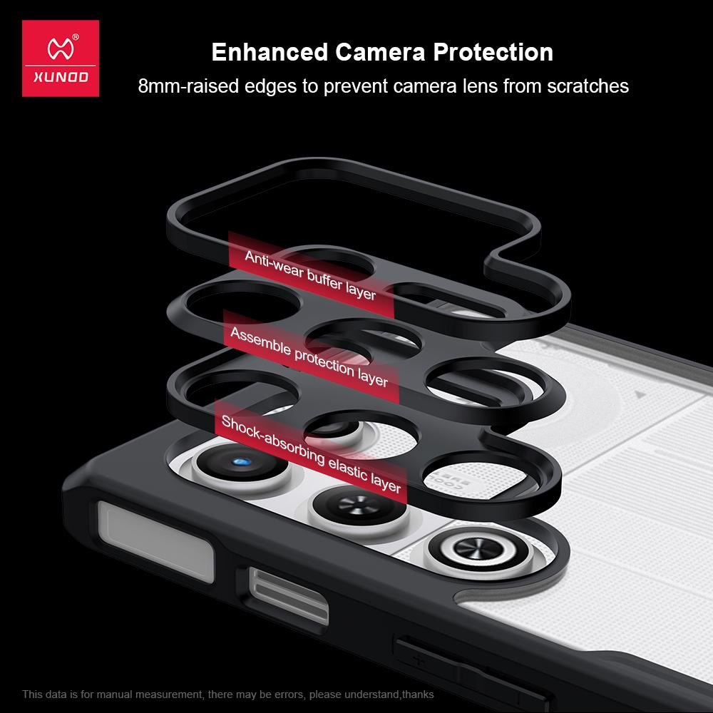 Чехол Xundd для ZTE Nubia RedMagic 11 Air Red Magic 11 Air Защита камеры Подушка безопасности Ударопрочный корпус Акриловая и ТПУ задняя крышка телефона