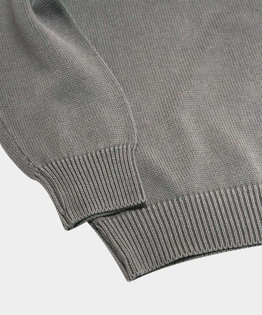 BIRBANTE Круглый трикотаж с garment-dyed стиркой - Серый