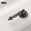 2pcs Vintage Single Hole Zinc Alloy Cabinet Door Handle, Drawer, Clothing Cabinet Handle