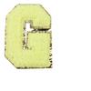 Mixed Color English Alphabet Embroidery Cloth Sticker Digital Towel Embroidery Computer Embroidery Stamp Clothes Smiley Face Patch Sticker