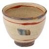 Marui Seito Shigaraki Ware Hechimon Teacup, Approx. 240ml Capacity, Gosu Iron Painting, Beige, MR-3-4043